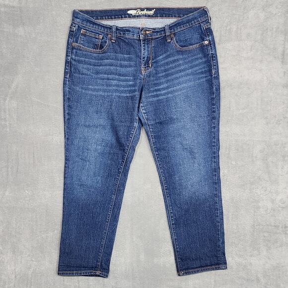 Old Navy Boyfriend Jeans Size 12 Regular Mid Rise - Picture 1 of 9
